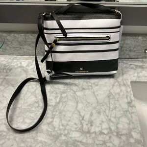 Liz Claiborne black and white purse